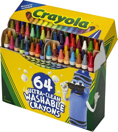 crayola 64 ct washable crayons.